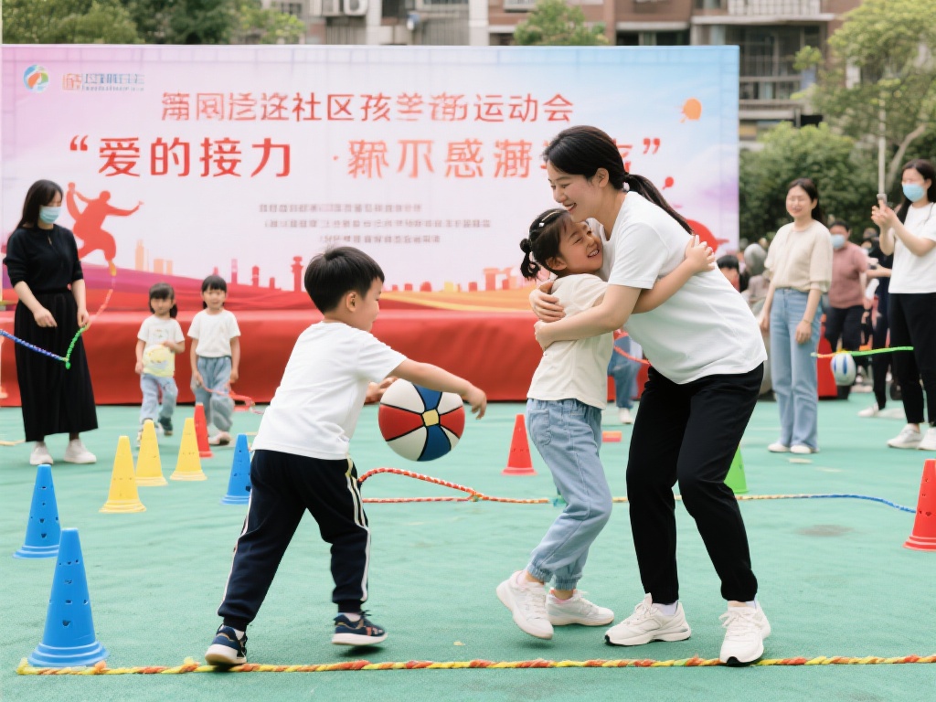 以某社区举办的亲子运动会为例，组织者设计了一场名为